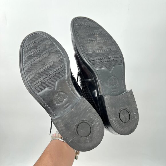 Vintage Aldo Wingtip Leather Lace Up Loafers - Picture 7 of 8